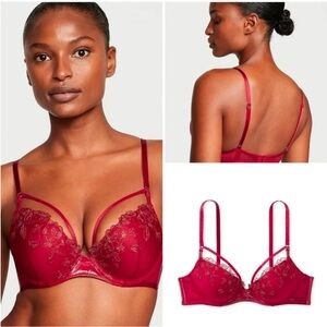 Victoria’s Secret VERY SEXY Midnight Affair Embroidery Push-Up Bra